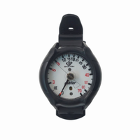 Bracelet de plongée réutilisable, réglable, en caoutchouc souple, étanche, à séchage rapide, avec jauge de profondeur, portable, pliable, directement de l'usine