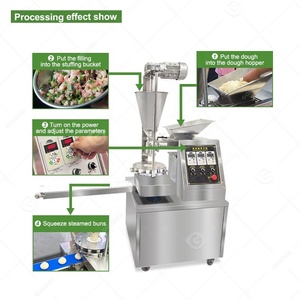Hơi nước nhồi bánh bao Maker baozi máy tự động Nepal Momo công cụ Bun samosa thực hiện và máy hơi nước - Product Image 5