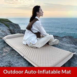 Materasso ad aria gonfiabile automatico in tessuto Oxford per 1-2 persone, design moderno pieghevole, resistente all'umidità, portatile per esterni - Product Image 4