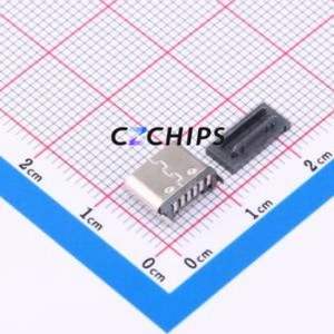 HC-TYPE-C-6P-LT023A USB Connector SMD Connector ( Connector Type: Type-C )( Gender: Female )( Mounting Type: Vertical Mount ) - Product Image 2