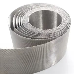 Reverse Dutch Weave Stainless Steel Auto Metal Filter Screen Mesh Belt for Plastic Extruder