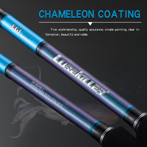 Canna da <span class=keywords><strong>Pesca</strong></span> Wildtrek Nuova in Carbonio ad Alto Modulo 2.5m 2.28m 2.59m per Calamari e Usi Subacquei - Product Image 2