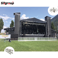 Estructura Modular de Armazón de Aleación de Aluminio 290*290mm 350*350mm 400x400, Armazón de Escenario de Aluminio para Eventos al Aire Libre