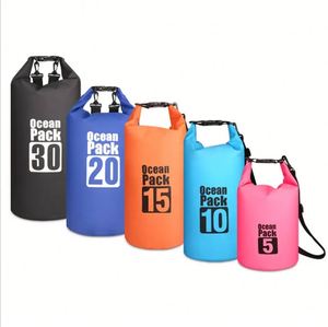 Sac à dos étanche en bâche PVC, pliable, flottant, avec logo et couleur personnalisés, durable pour la plongée en extérieur - Product Image 1