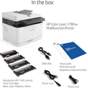 Impresora Láser Multifunción a Color H_P 179FNW, Inalámbrica, A4, para Oficina, Impresora Láser Inalámbrica Todo en Uno para Negocios, Disponible en Stock - Product Image 3