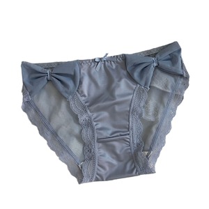 Sexy Slip Modellante da Donna in Morbido Raso <span class=keywords><strong>e</strong></span> Rete con Fascia in Pizzo all'Apertura della Gamba <span class=keywords><strong>e</strong></span> in Vita - Product Image 1