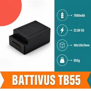 Batterie intelligente auto-chauffante TB55 7660mAh pour la série de drones DJI <span class=keywords><strong>Matrice</strong></span> <span class=keywords><strong>200</strong></span> M210 M210RTK <span class=keywords><strong>V2</strong></span>, pour opérations d'inspection par temps froid - Product Image 1