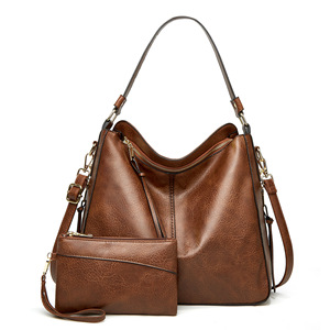 Bolsos de cuero para mujer, bolsos tote de cuero PU con asa superior, grabados, para uso diario - Product Image 5