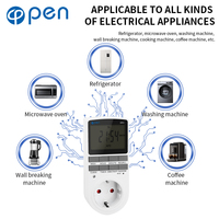 OPEN OP01 EU/UK/US/AU Digitaler Licht-Timer-Stecker Steckdose Timer-Buchse LCD-Anzeige Energie sparende Wand Plug-in Power-Timer-Buchse