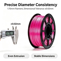 Filament plastique pour imprimante 3D Zorvant 1 kg PETG 1,75 mm, couleur pastel spéciale, certifié RoHS REACH, pour modélisme DIY et impression industrielle