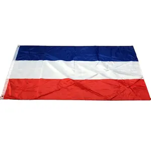 Polyester scherm gedrukt outdoor rood wit blauwe strepen custom Nederland vlag holland land vlag