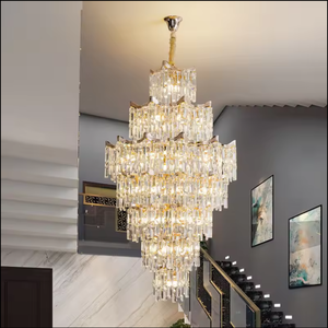 Zèle éclairage lustre personnalisé lampes suspendues plafond suspendu luxe moderne k9 lustre en cristal - Product Image 2