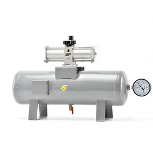 VBAT20A-bomba de refuerzo de presión de aire con tanque de 20L, regulador de presión, compresor de aire, válvula de refuerzo neumática