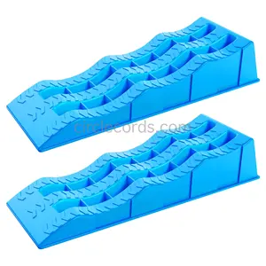 Ramps Car Ramps 2 Pack Heavy Duty RV Leveling Blocks Up To 9000lbs Single Axle RV Leveling Ramps Easy Storage Camper Leveling Blocks