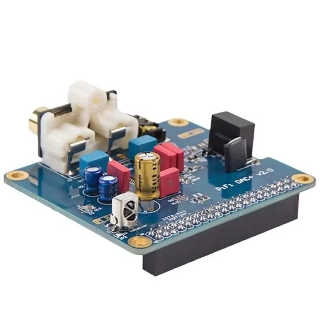 ZYSY HIFI DAC For Raspberry Pi B+/2B Using PCM5122 Chip Dual Gold-plated RCA Jacks 384KHz SKU ORS12