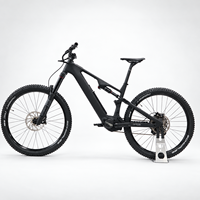 Vélo de montagne électrique CEF69 en carbone avec moteur Bafang M560, batterie 835Wh et suspension intégrale