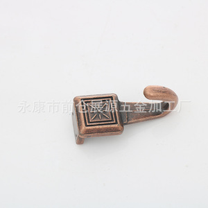 Chinese Style Retro Door Hook Zinc Alloy Slip Hook For Closet Kitchen Bathroom Bedroom Drawer Furniture Decoration Accessory - Product Image 2