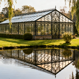 Serre de jardin pour mariage, structure en fer, véranda, extension, <span class=keywords><strong>design</strong></span> moderne, double vitrage trempé, villa polygonale, usage extérieur - Product Image 4