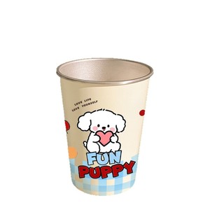 Gobelet à bain de bouche en acier inoxydable, design de dessin animé, large ouverture pour enfants et couples, porte-brosse à dents - Product Image 3