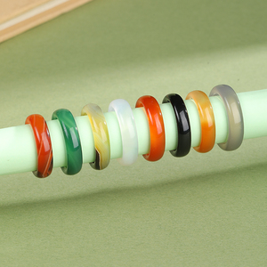 JD GEMS Großhandel Natürliche Achat-Ringe Hochwertige Edelsteinringe Ideal für Frauen und Männer zum Täglichen Tragen - Product Image 6