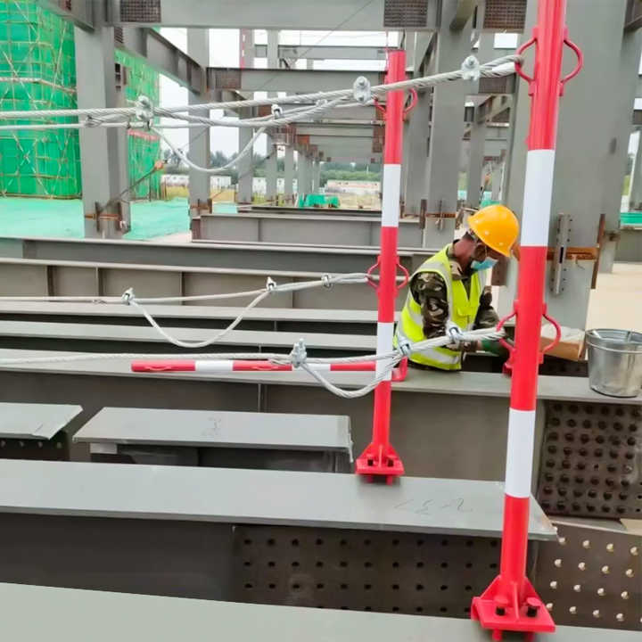 Safety Fall Post LINYIQUEEN Lifeline Post Safety Rope - 1.2m Anti-fall