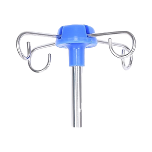 Support de perfusion réglable en acier inoxydable, poteau médical pour perfusion intraveineuse, support de goutte-à-goutte pour hôpital et clinique, équipement médical en métal Hitech, garantie 1 an - Product Image 3