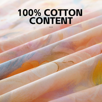 Vente en gros de draps de lit personnalisés en coton 100% - Ensemble de literie 4 pièces - Housse de couette - Taille Queen - Taille Twin - Taille Full - Draps Queen - Super doux