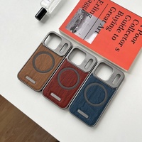 Coque de téléphone en cuir tendance pour iPhone 17 12 13 Pro Max 14 15 16 Plus 17 Air, protection rigide en PC sans cadre avec dissipation thermique