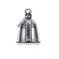 Pendentif cloche Aquila Guardian en acier inoxydable 316L, thème religieux chrétien, pour motards, cadeaux unisexes pour fêtes