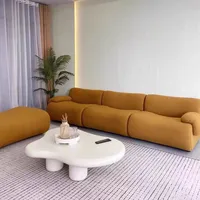Sofá Esquinero en Forma de L de Diseño Italiano Moderno, de 2 Plazas, Comprimido, con Funciones Convertibles y Extensibles para Salas de Estar