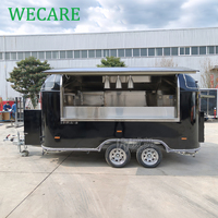 Camion de restauration mobile Wecare entièrement équipé avec fumoir, grill et cuisine complète pour la restauration