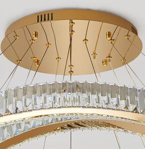 Promotional Price Luxury Modern LED Source Iron Bedroom Luster Gold Living Room Ceiling Lamp - Product Image 3