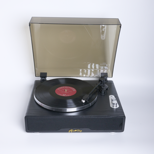 Giradischi Retrò per Vinili LP, Cartuccia Audio <span class=keywords><strong>Technica</strong></span> AT3600L, 2 Velocità con Arresto Automatico, 4 Altoparlanti Stereo Integrati - Product Image 1