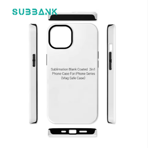 Subbank Vente en gros Étui magnétique 3D 2 en <span class=keywords><strong>1</strong></span> vierge pour sublimation pour téléphone 15 16 17 Pro <span class=keywords><strong>Max</strong></span> Impression personnalisée Étui de protection magnétique - Product Image 5
