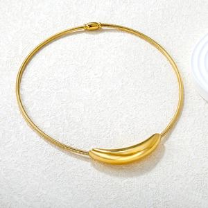 Collar de Moda Sencillo, Colgante de Acero Inoxidable, Chapado en Oro de 18K, Joyería para Mujer, Collar Personalizado con Corazón - Product Image 3