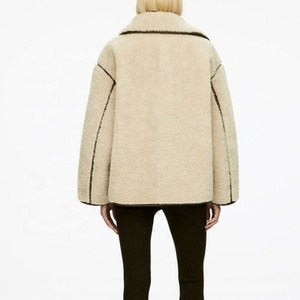 Boying Outono e Inverno Casaco Grosso Quente Simples Moda das Mulheres com Mangas Compridas e Stand Gola Solta Fit - Product Image 3