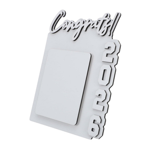 Cornice Fotografica in <span class=keywords><strong>Legno</strong></span> Personalizzata per Congratulazioni, Placca MDF Vuota per Sublimazione 2026 - Product Image 2