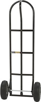 Hanak Chariot à main pneumatique en acier d'une capacité de 600 lb, pneus de 10 pouces, finition en poudre, plate-forme pliable à quatre roues OEM
