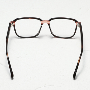 Rectangle Full-Rim Acetate <b>Eyeglasses</b> <b>Frame</b> Solid Color Anti-UV & Anti-Blue Light Reading Glasses for Adults Unisex Daily Wear - Product Image 5