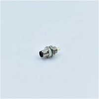 Connecteurs circulaires industriels M5 mâle-femelle à montage sur panneau, 3 ou 4 broches, interface DIP à fixation frontale, alimentation USB, étanchéité IP68