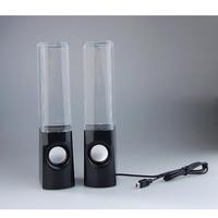 Haut-parleur stéréo sans fil, enceinte cadeau multifonctionnel, lumière LED, lecteur stéréo, tour de fontaine, étanche, double eau pour la danse