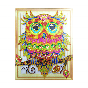 5d BRICOLAGE Motifs Mignon Hibou <span class=keywords><strong>Diamant</strong></span> Broderie Strass Kits de Peinture pour Adultes Enfants - Product Image 4