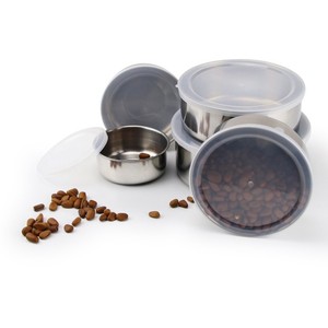 5 pièces en acier inoxydable boîte à lunch au micro-ondes <span class=keywords><strong>accessoires</strong></span> de cuisine frais pour pique-nique stockage des aliments conteneurs de stockage en métal - Product Image 6
