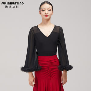 FLHY-0307 Vestido <span class=keywords><strong>de</strong></span> Baile <span class=keywords><strong>de</strong></span> Salón Elegante para <span class=keywords><strong>Mujer</strong></span> |   Top <span class=keywords><strong>de</strong></span> Actuación <span class=keywords><strong>de</strong></span> Vals y <span class=keywords><strong>Tango</strong></span> Modernos |   <span class=keywords><strong>Ropa</strong></span> <span class=keywords><strong>de</strong></span> Entrenamiento Profesional <span class=keywords><strong>de</strong></span> Manga Larga - Product Image 2