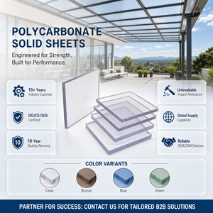 <span class=keywords><strong>Plaque</strong></span> plate en <span class=keywords><strong>polycarbonate</strong></span> solide UV transparente de 3 mm d'épaisseur pour découpe laser DIY, artisanat et décoration intérieure - Product Image 2