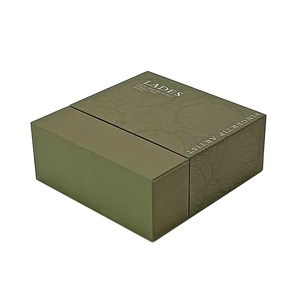 Recyclable Custom Jewelry <b>Box</b> for Necklace <b>Earring</b> Watch with Gold Foil UV Coating Embossing Cardboard Drawer <b>Box</b> Packaging - Product Image 5