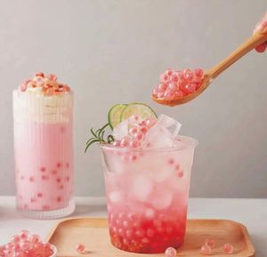 Diverses <span class=keywords><strong>perles</strong></span> aromatisées Popping Beads Ingrédients thé au lait comprend fraise mangue châtaigne d'eau Autres arômes <span class=keywords><strong>de</strong></span> fruits Bubble Tea - Product Image 3