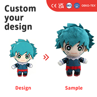 Peluche personnalisée pour garçon, adorable personnage avec oreilles de chat, jouet en peluche avec voiture, figurine de dessin animé douce, cadeau pour enfants, décoration de chambre