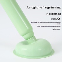 Déboucheur WC en PVC à usage unique, outil magique pour déboucher les toilettes, les tuyaux et les drains de salle de bain, ventouse