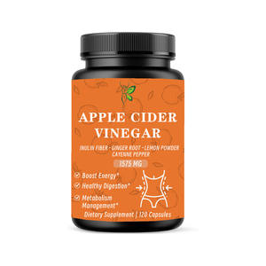 Cápsulas de Vinagre de <span class=keywords><strong>Sidra</strong></span> de Manzana de Marca Privada OEM, Apoyo al Metabolismo de Grasas, Apoyo a la Digestión, Favorece la Salud Digestiva, Aumenta la Inmunidad - Product Image 1